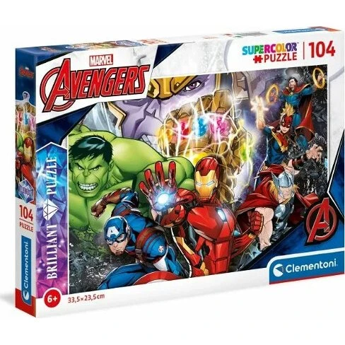 Clementoni Marvel Avengers Puslespil 104 brikker