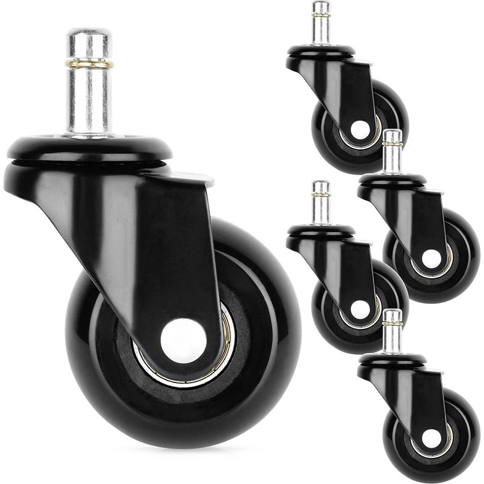 Gummihjul til IKEA stole, 5 cm / 10 mm (5 stk.)