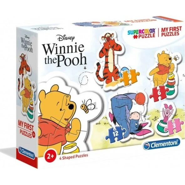 Clementoni Peter Plys 4-i-1 Mit Første Puslespil (2+)