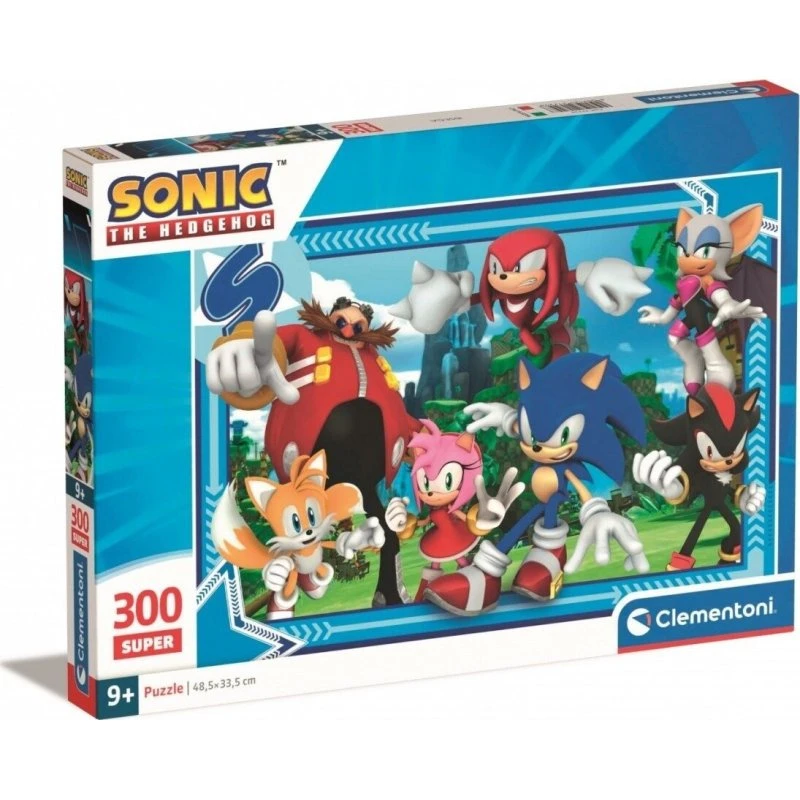 Sonic 300 brikkers puslespil - Clementoni