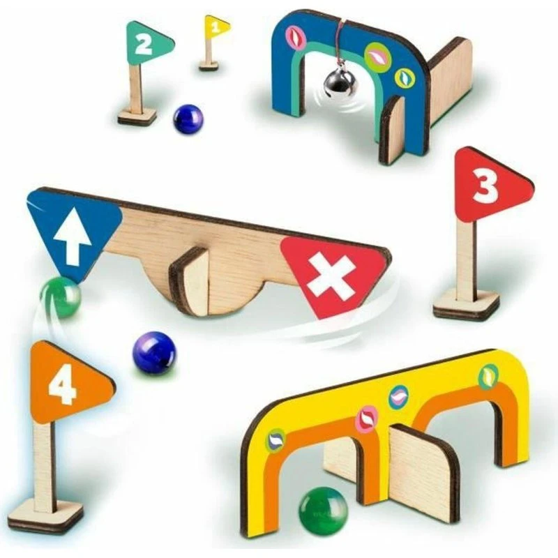 SES Creative Marmorgolf - Træ Minigolfbane (3+)