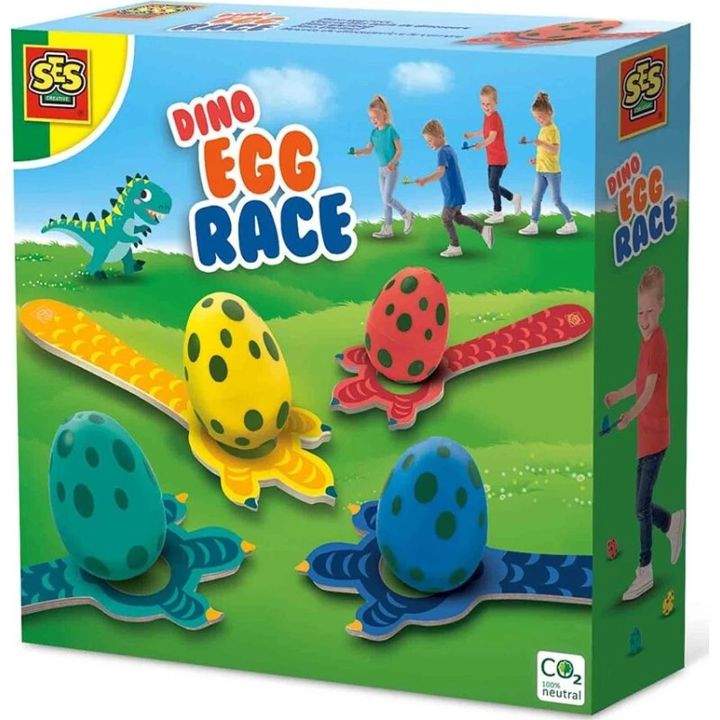 SES Creative Dino Æggeløb - Udendørsspil til børn