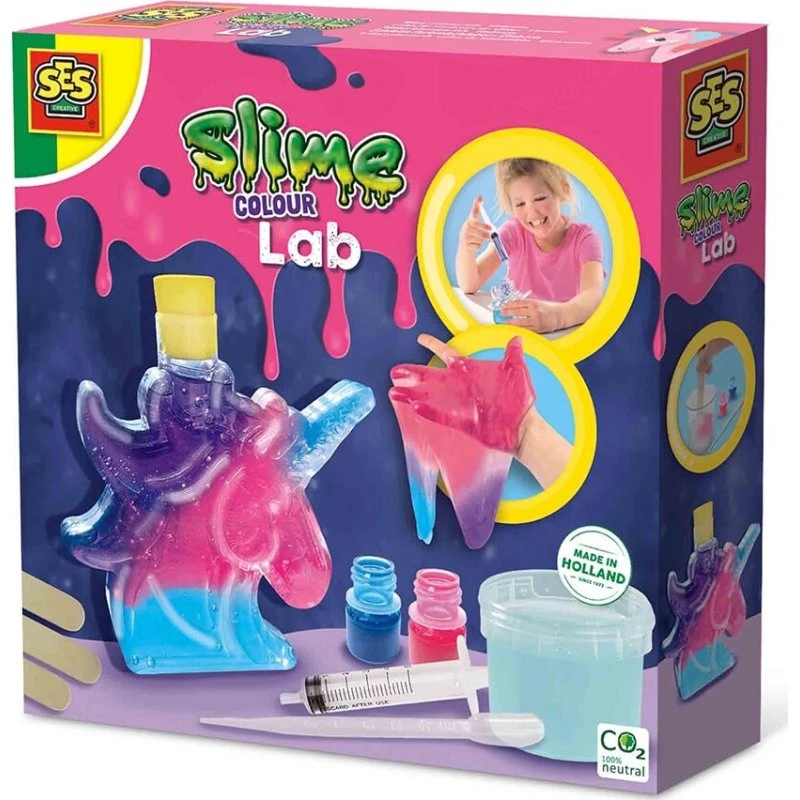 SES Creative Enhjørning Slime Lab – Farveblandings-sæt