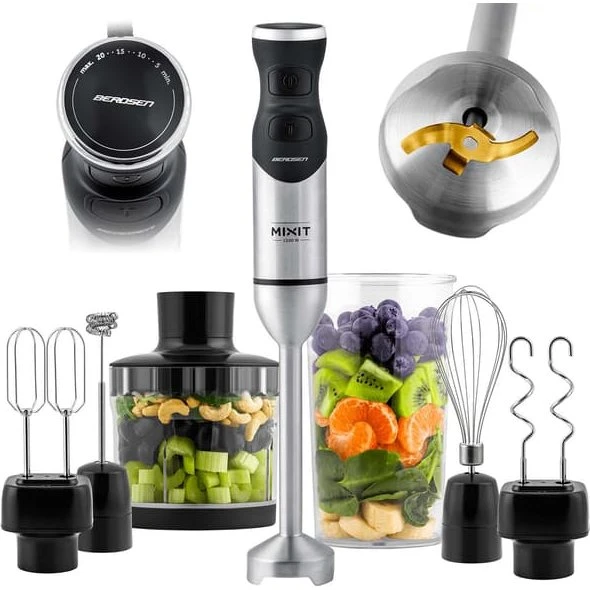Berdsen Stavblender 1500W BD-753 med titaniumklinge