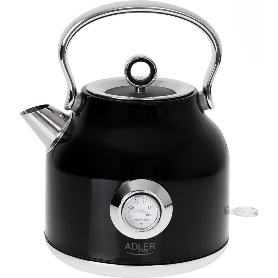 Adler AD 1346B Elkedel 1,7L 2200W - Sort/Metallisk