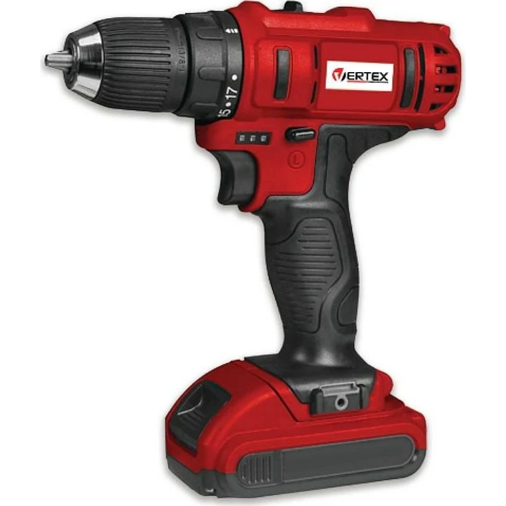 Vertex 21V Skruetrækker med 2x1.7Ah batterier