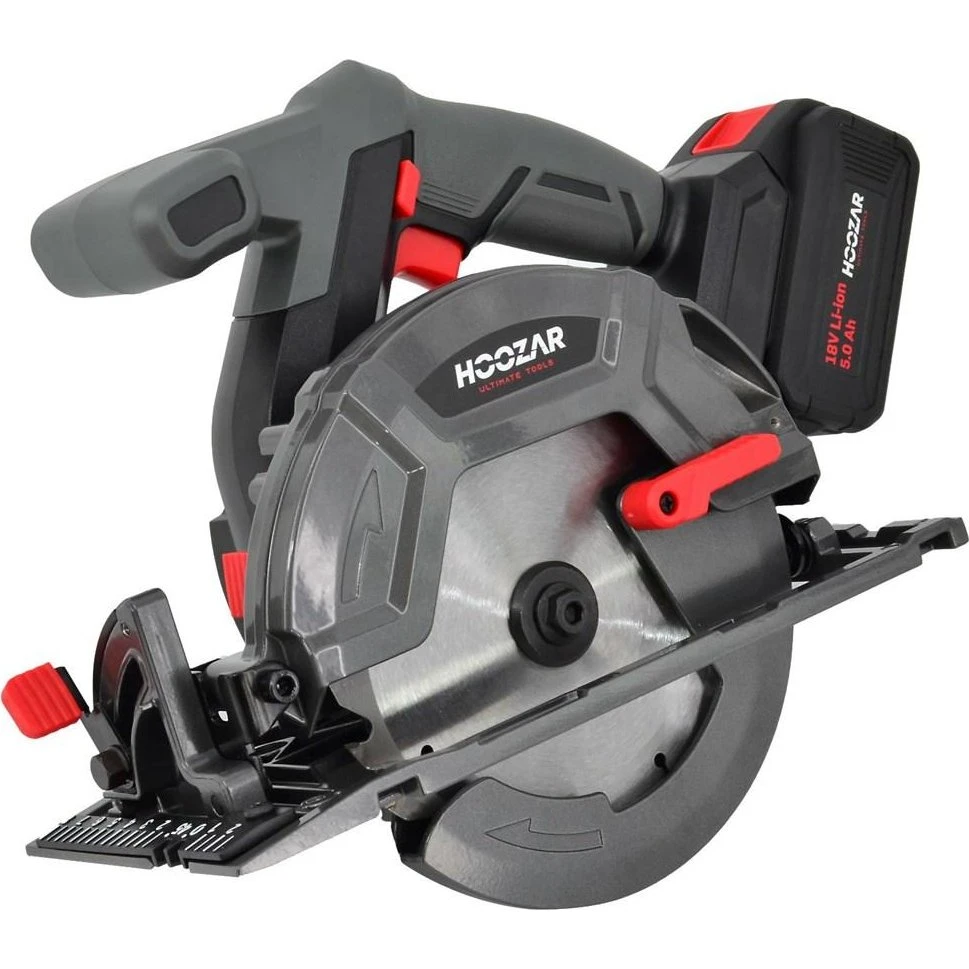 AWTOOLS HOOZAR CS165BL-T1 Rundsav 18V - 165mm med 5,0Ah batteri