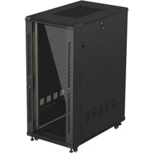 Lanberg FF01 27U Rackkabinet 600x1000 med glasdør og blæsere