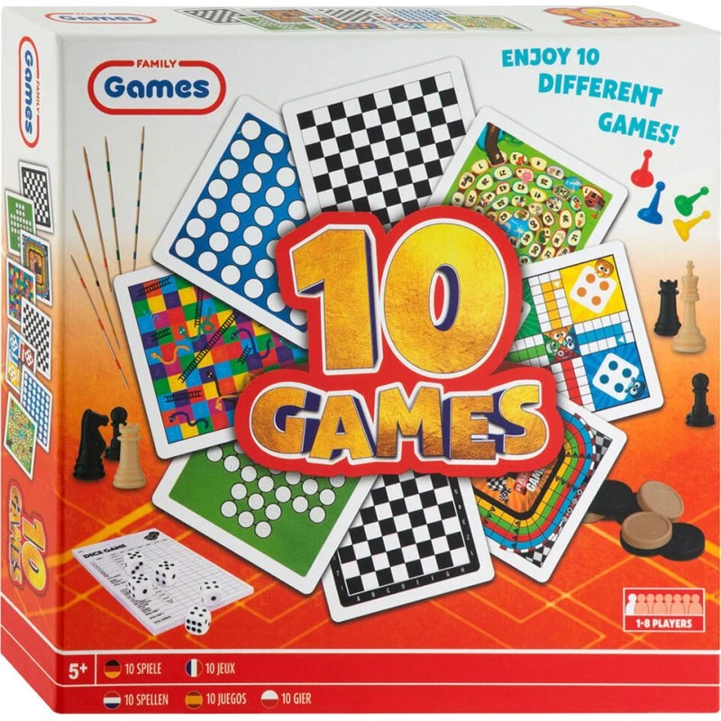 Spillemagasin – 10 klassiske spil i boks