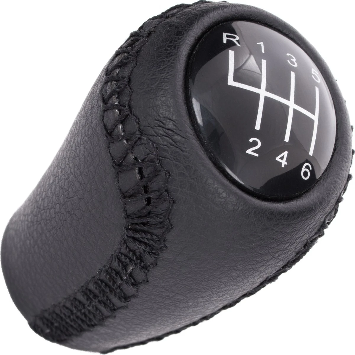 Mazda 3 06-12 Sort Læder 6-Gears Gearknop
