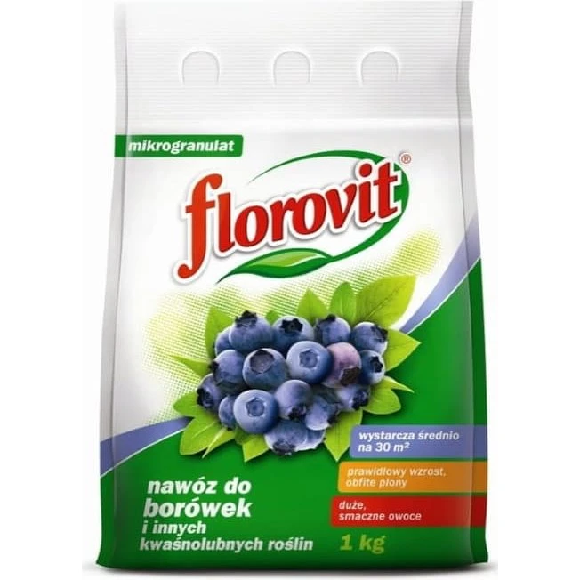 Florovit Gødning til blåbær og acidofile planter, 1 kg granulat