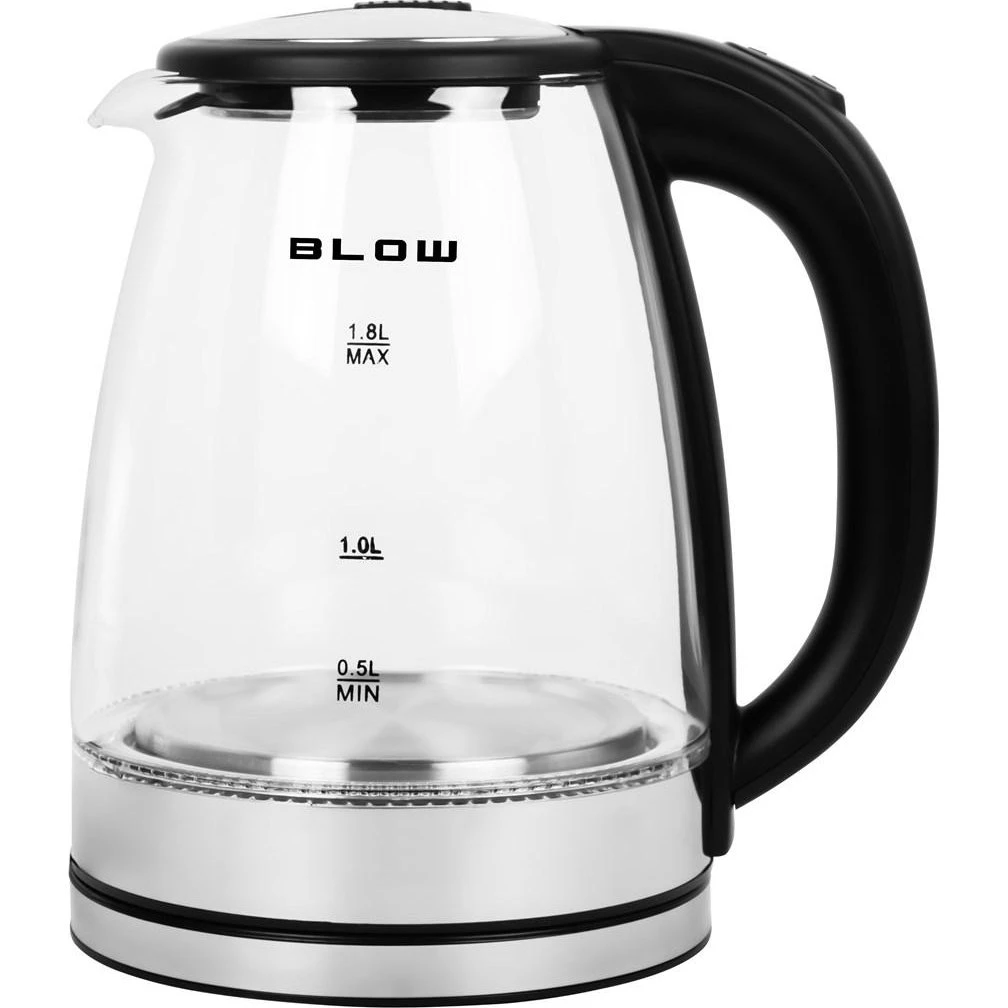 Glaselkedel BK-18GS - Sort, 1,8 l, 2000W