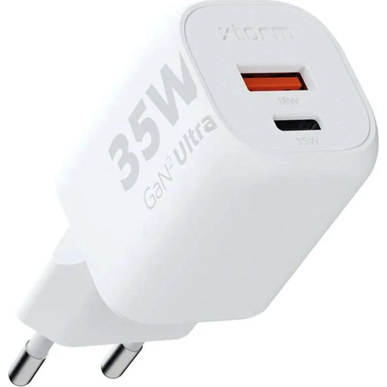 Xtorm GaN² Ultra 35W hjemmeoplader USB-C PD + USB-A