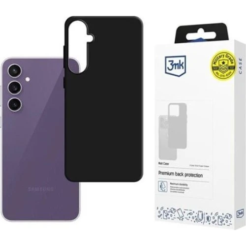3MK Matt Cover til Samsung Galaxy S24 FE - Sort