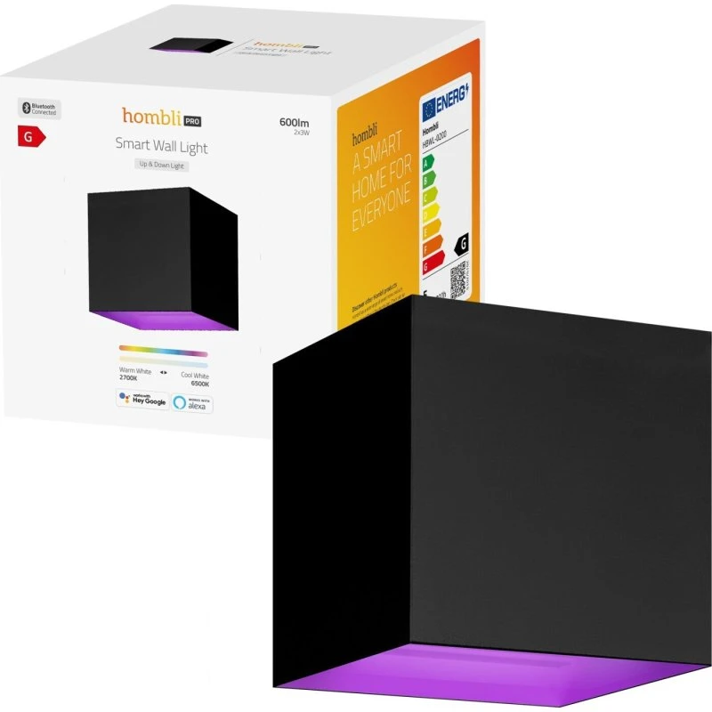 Hombli Smart Udendørs/Væglampe RGB+CCT - Sort