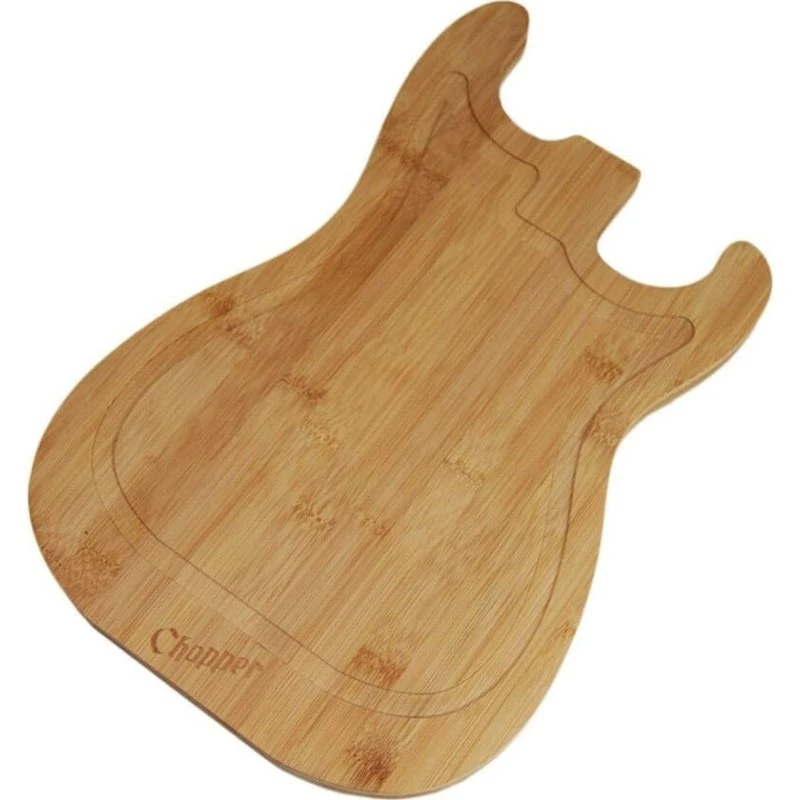 Mikamax Guitar skærebræt i bambus 25x38 cm
