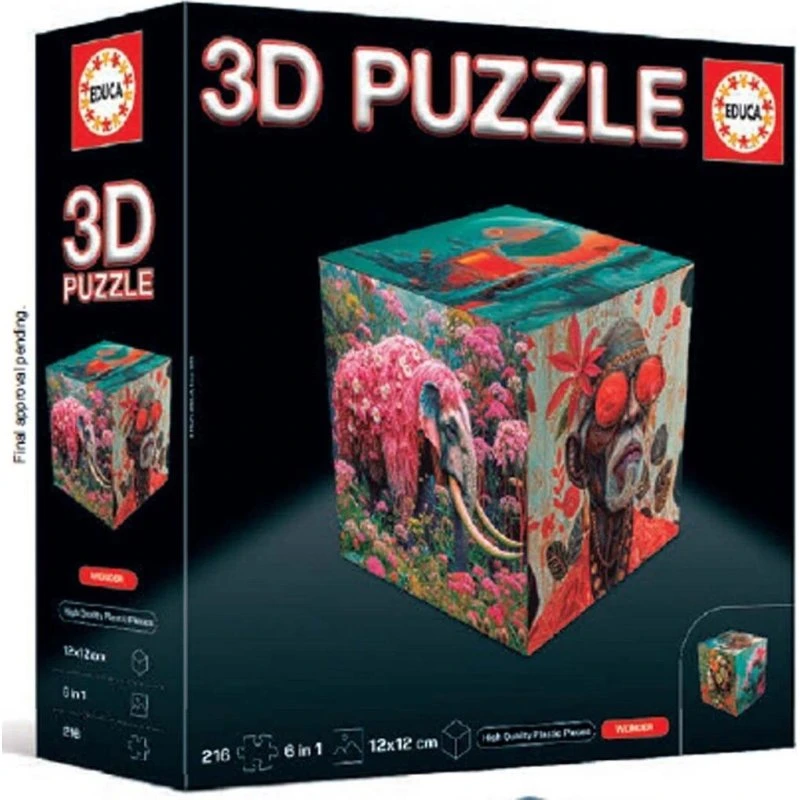 Educa Cube Wonder 3D-puslespil - 216 brikker