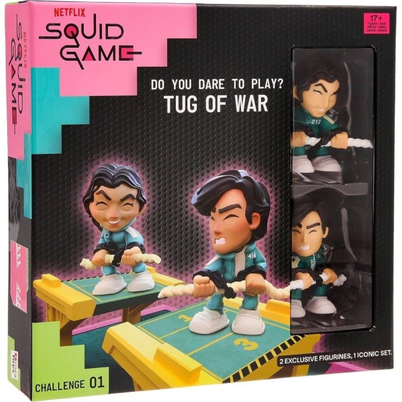 Squid Game - Tovtrækning Mini-sæt (Challenge)