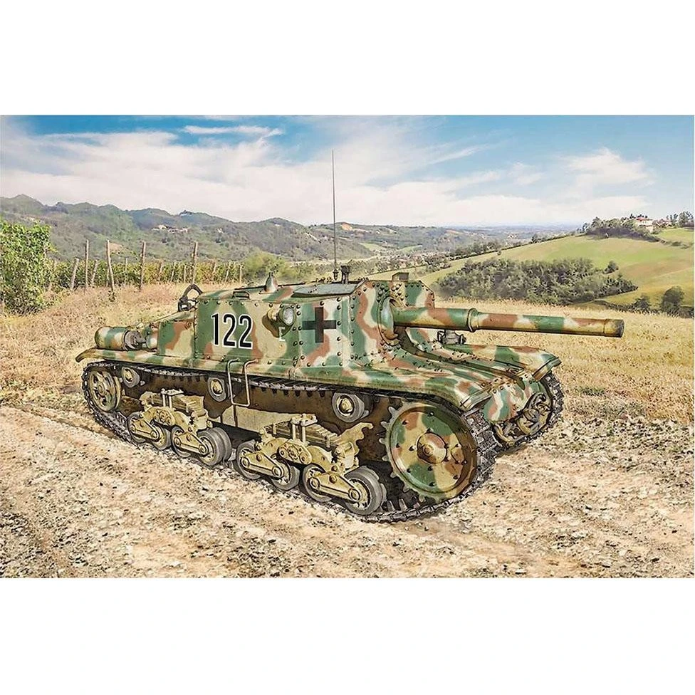 Italeri Semovente M42 Modeltank Byggesæt (Upgraded Edition) 1:35