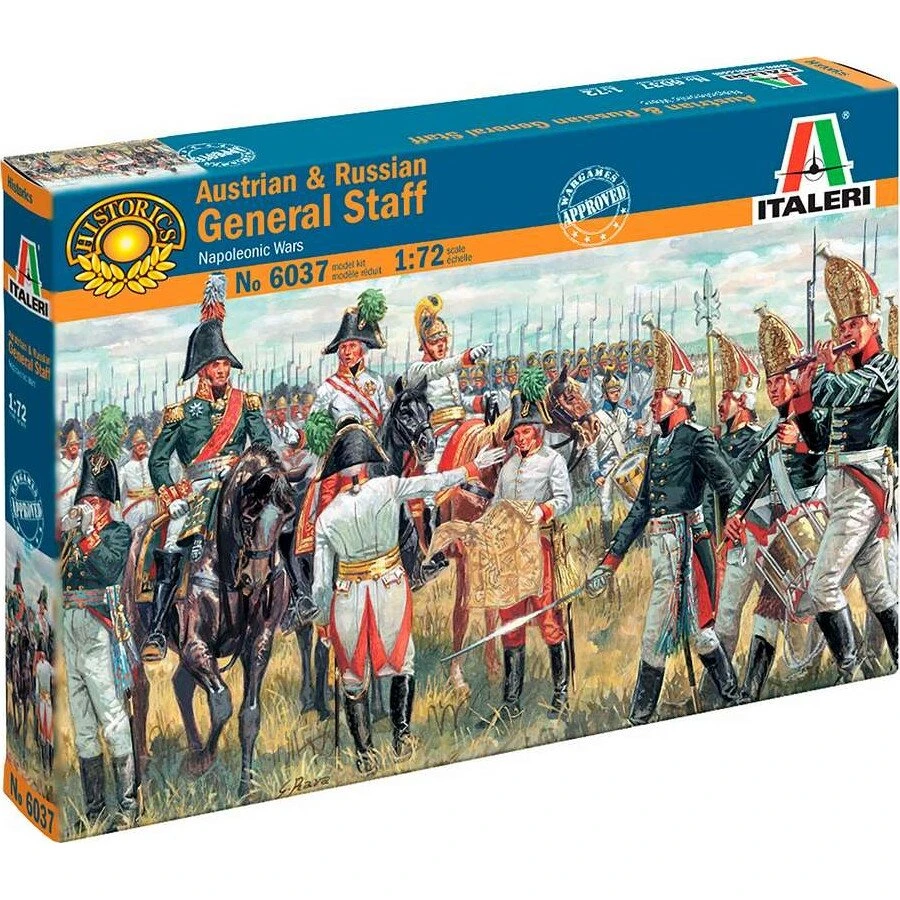 Italeri 6037 Østrigsk & Russisk Generalstab Figurer 1:72