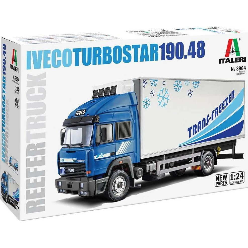 Italeri 3964 Iveco Turbostar 198.48 Reefer Lastbil Byggesæt 1:24
