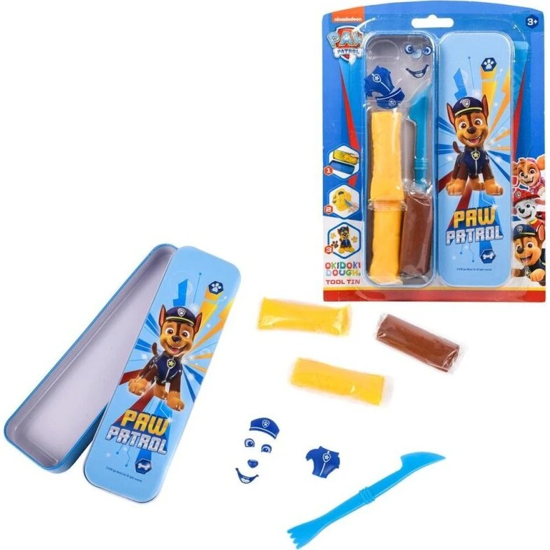 PAW Patrol OkiDoki 3D Modellervoks Sæt med Opbevaring
