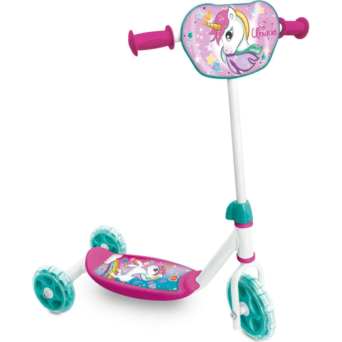 Mondo My First Step Unicorn Løbehjul - Hvid/Rosa
