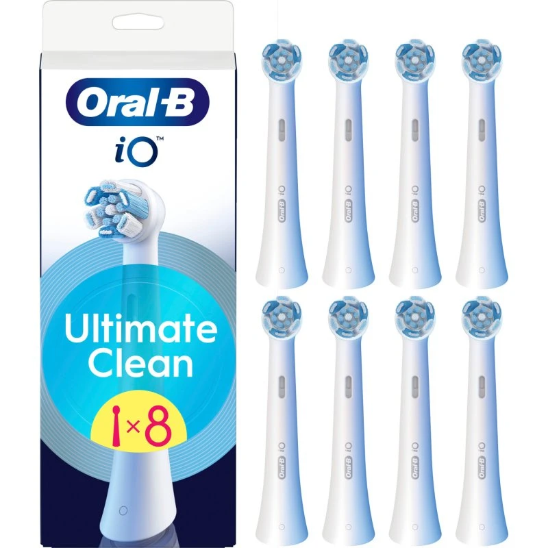 Oral-B iO Ultimate Clean tandbørstehoveder 8 stk
