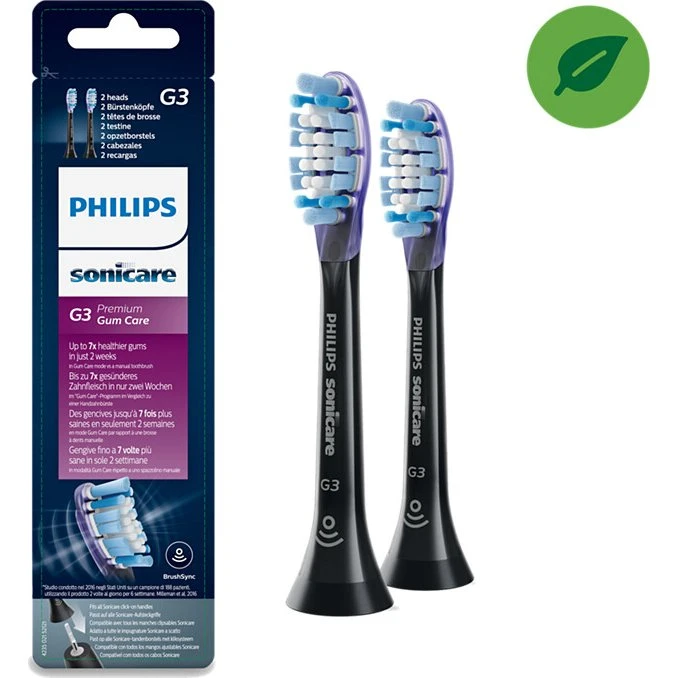 Philips Sonicare G3 Premium HX9052/33 - 2 stk (Sort)