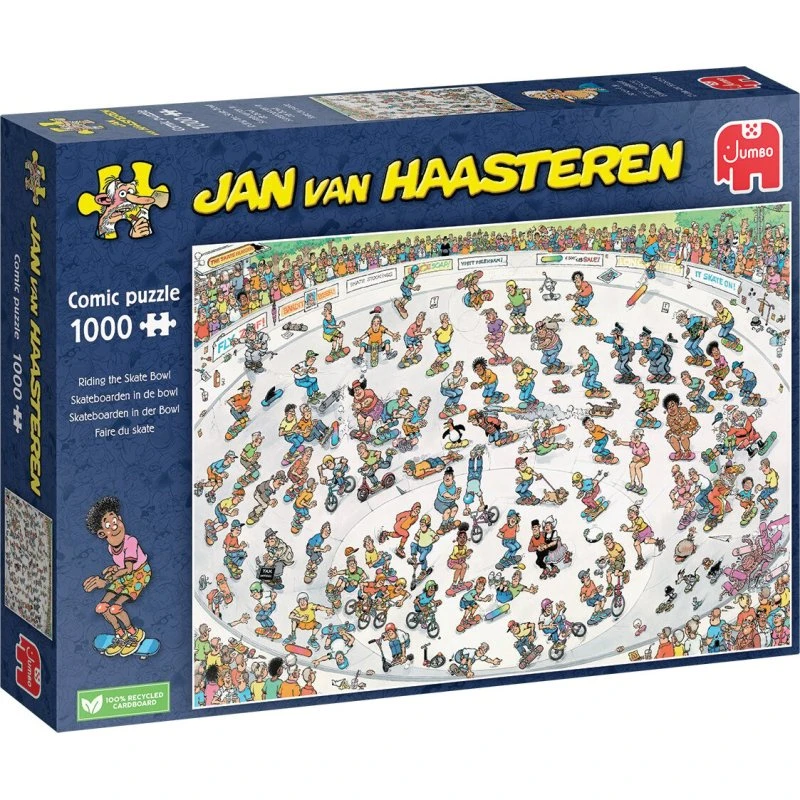 Jan van Haasteren – Riding the Skate Bowl 1000 brikker