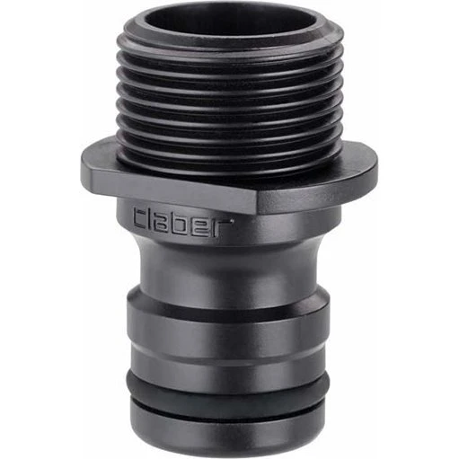 Claber 3/4" Max-flow adapter med udvendigt gevind