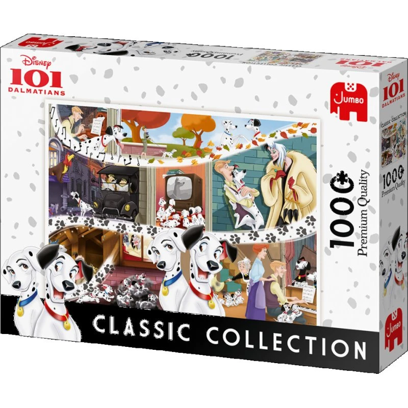 Jumbo Disney 101 Dalmatinere - 1000 brikker
