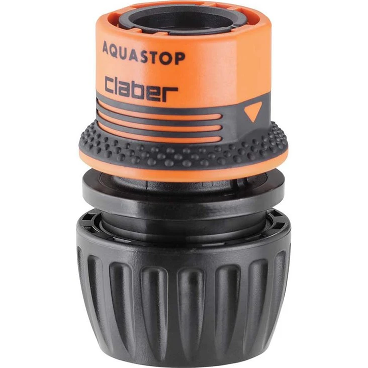 Claber Ergogrip Universal Kobling med vandstop (1/2"-3/4")