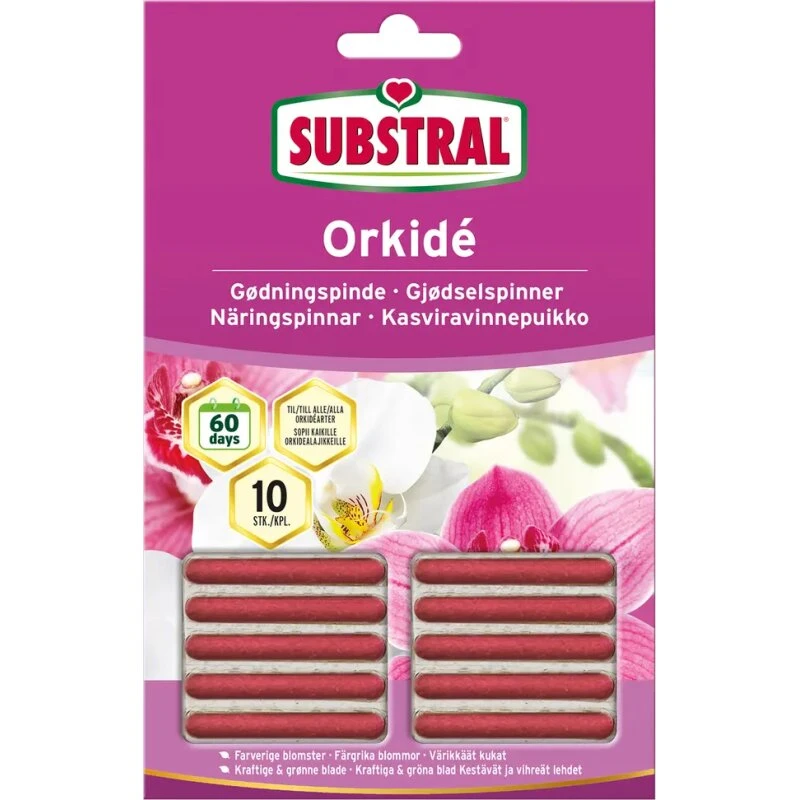 Substral Gødningspinde Orkidé 10-pak
