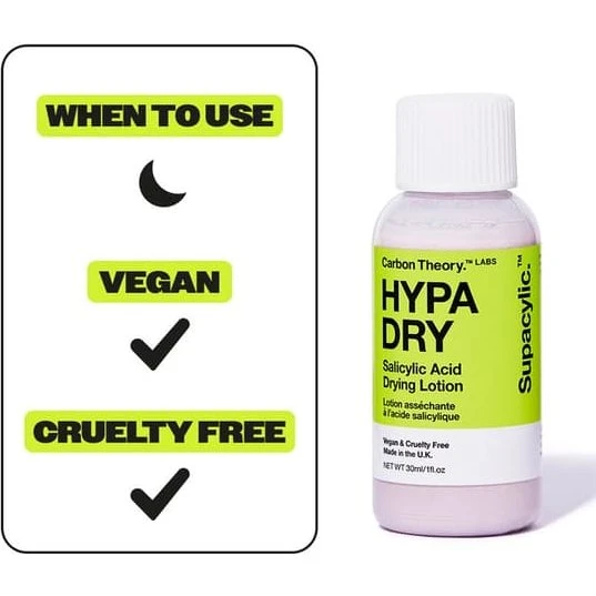 Carbon Theory Hypa Dry Nattørrende Balsam med 2% salicylsyre