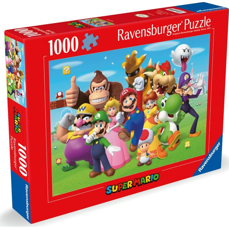 Ravensburger Super Mario Puslespil 1000 brikker