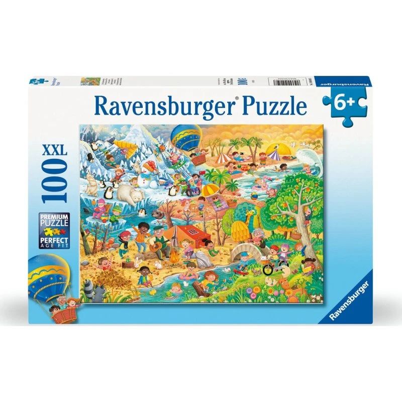 Ravensburger 100 XXL Puslespil – Four Seasons of Fun