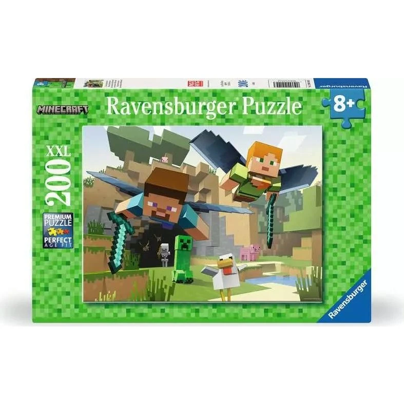 Ravensburger Minecraft Puslespil 200 brikker