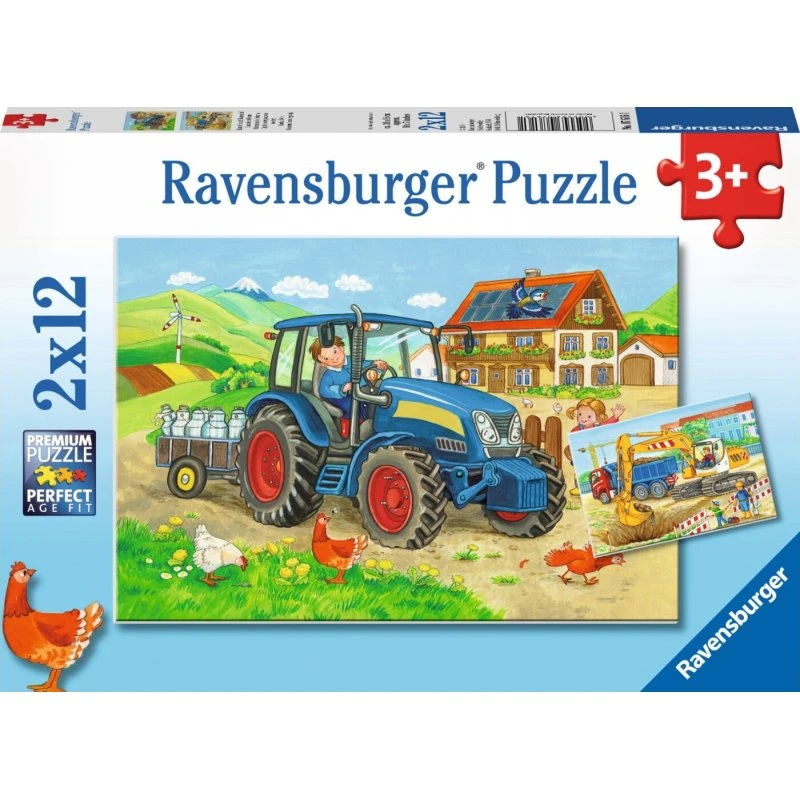 Ravensburger Puslespil: Maskiner på landet 2x12