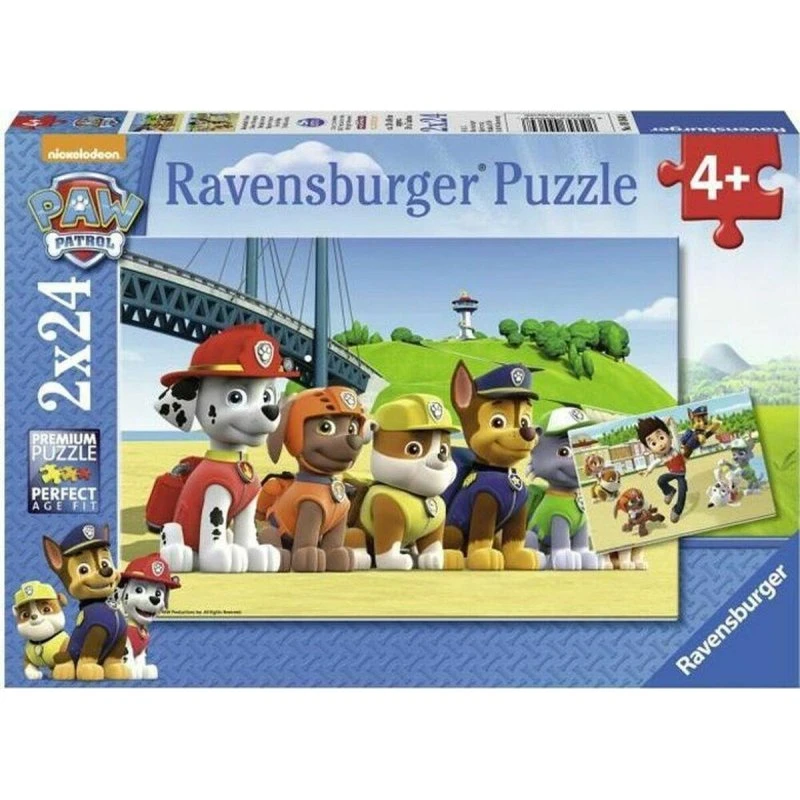 Ravensburger Paw Patrol puslespil 2x24 brikker – 4+