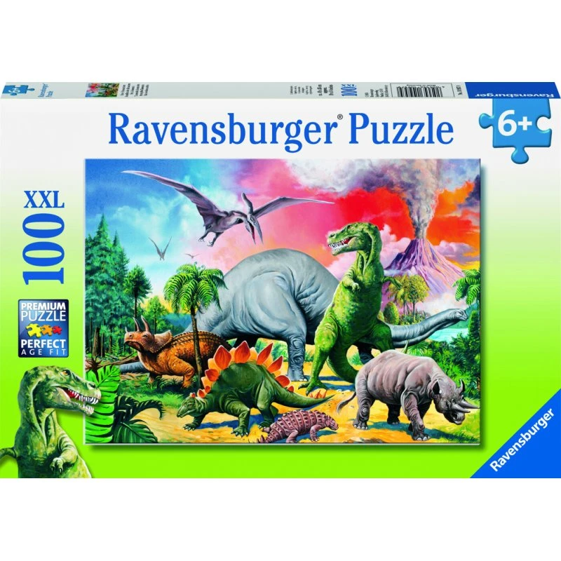 Ravensburger Dino Puslespil 100 XXL brikker