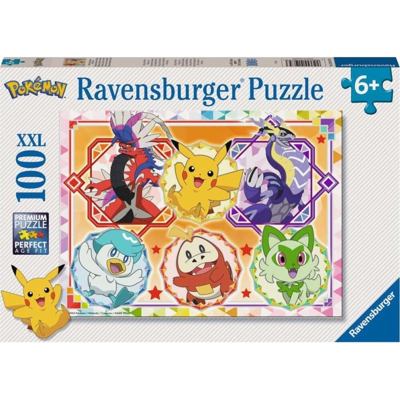 Ravensburger Pokémon puslespil 100 brikker XXL