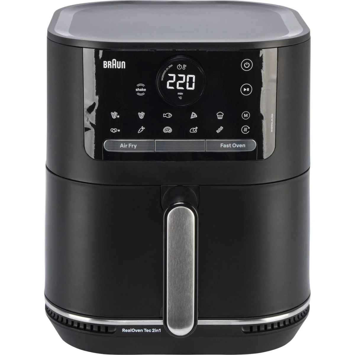 Braun MultiFry 5 HF5050 Airfryer – 2000W, 6,0 L, 15 Programmer