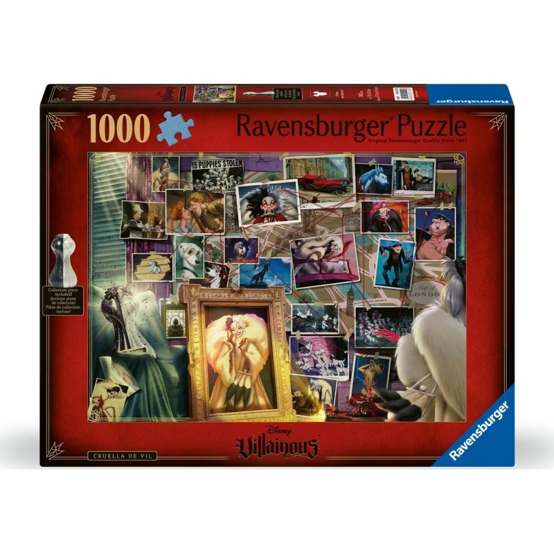 Ravensburger Disney Villainous: Cruella de Vil 1000 brikker