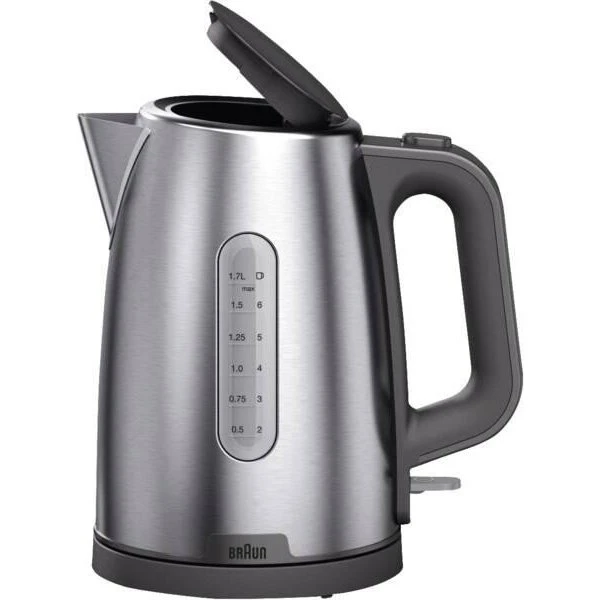Braun PurShine WK 1500 Elkedel - 1.7L, 2200W, Rustfrit Stål