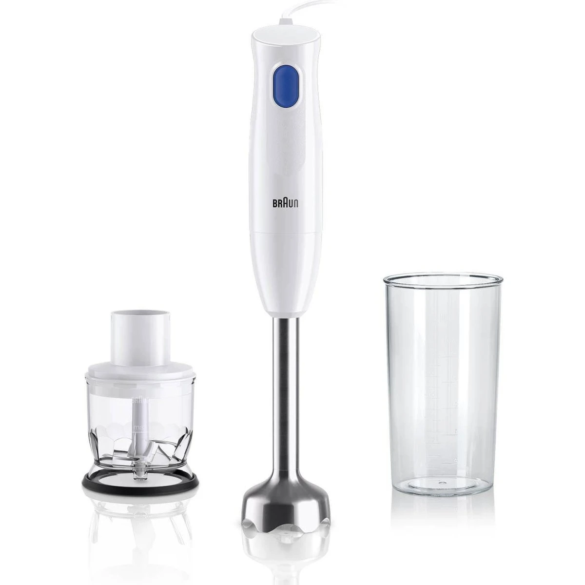 Braun Serie 3 MultiQuick 3 Stavblender - 900W - Hvid/Blå