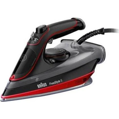 Braun TexStyle 5 SI 5057 RD Dampstrygejern - Rød/Sort