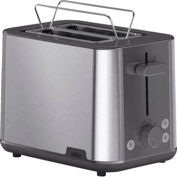 Braun PurShine HT 1510 Brødrister - 900W, 2 skiver, Sort/Rustfrit stål