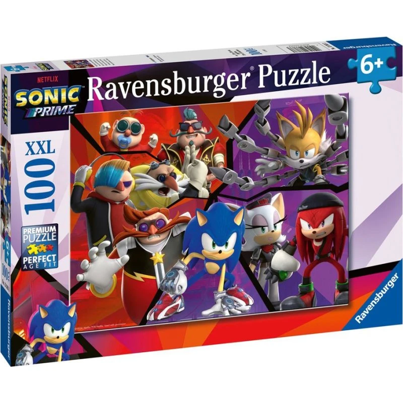 Ravensburger Sonic Prime XXL Puslespil 100 brikker