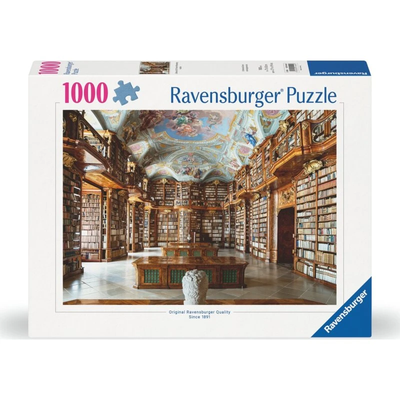 Ravensburger 1000 brikker – Bibliotek, St. Florian Kloster